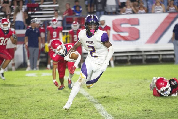 Lemoore wide receiver Demel Turner outran defenders for a 74-yard touchdown run in the third quarter. 